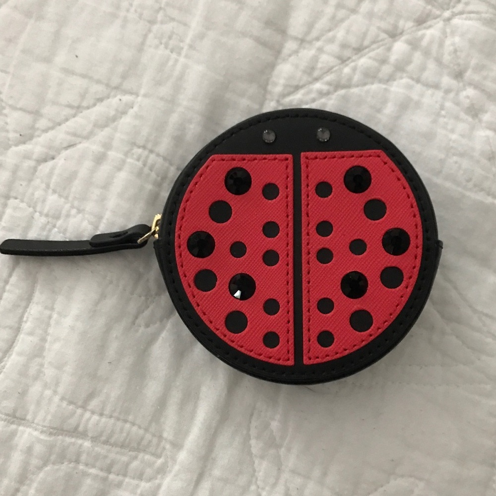 Kate spade ladybug coin purse